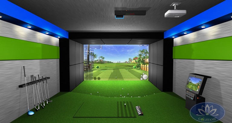 Mô hình phòng tập golf 3D