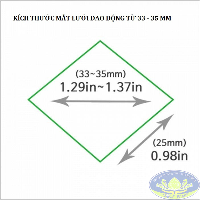 Lưới golf HDPE hàn quốc