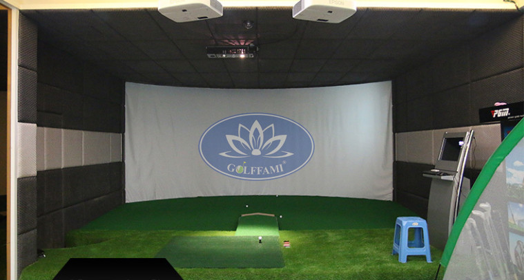 Mô hình phòng tập golf 3D