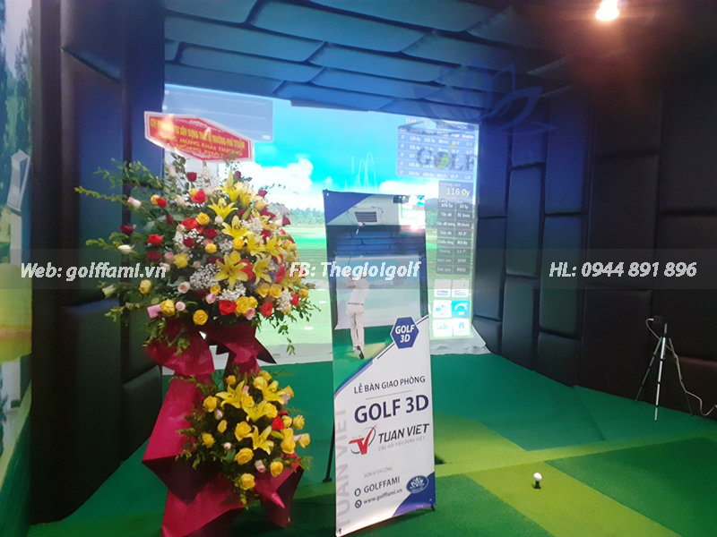 Phòng golf 3d Trung tâm thương mại Tuấn Việt Quảng Bình