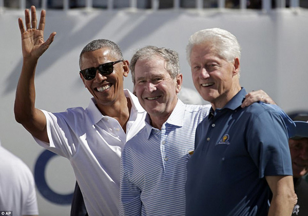 Giải golf Presidents Cup hội ngộ cùng 3 vị cựu Tổng thống Mỹ