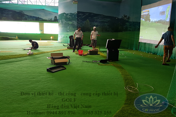 Trường Phú Thuận thi công phòng tập gofl 3D tại Lào Cai.