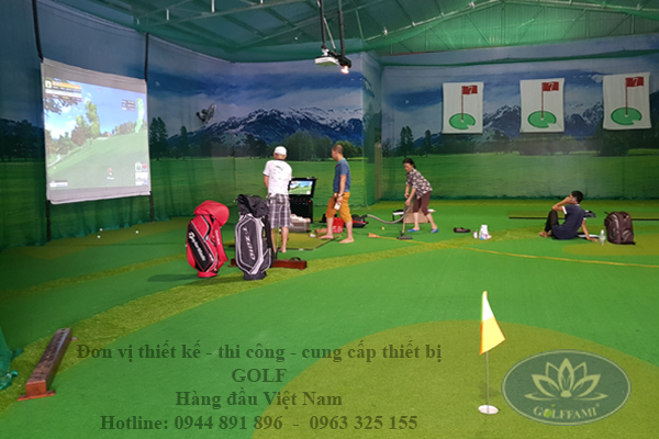 thi công phòng tập golf 3d Lào Cai