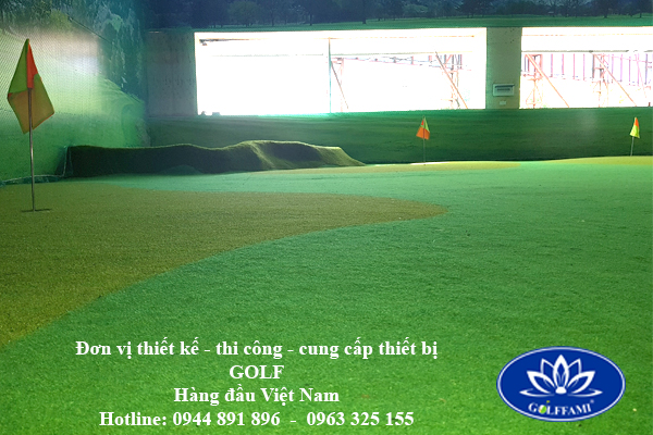 thi công cỏ sân golf