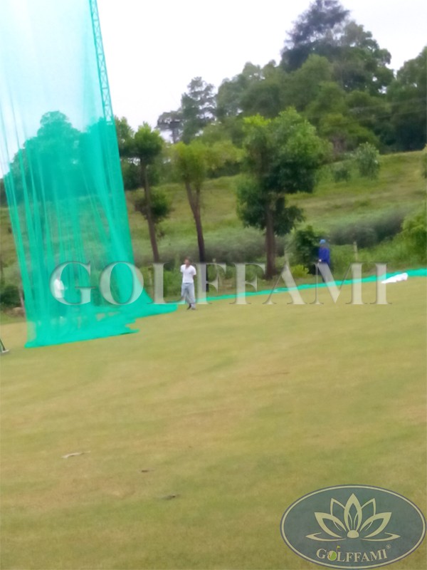 Thi công nhà lưới sân tập golf Devyt