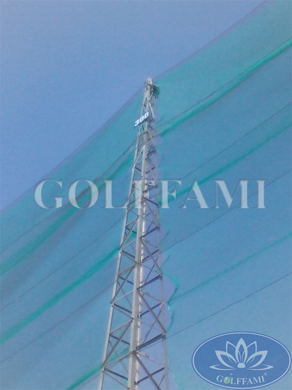 Thi công lưới golf sân tập golf Lam Kinh