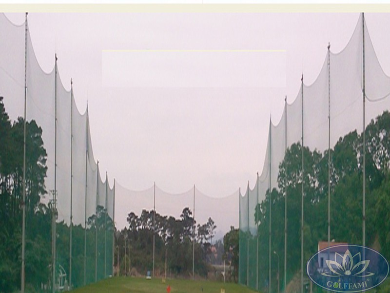 thi công lưới sân tập golf Golffami tại vinhome riverside