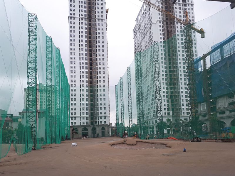 thi công lưới sân tập golf Ecolen