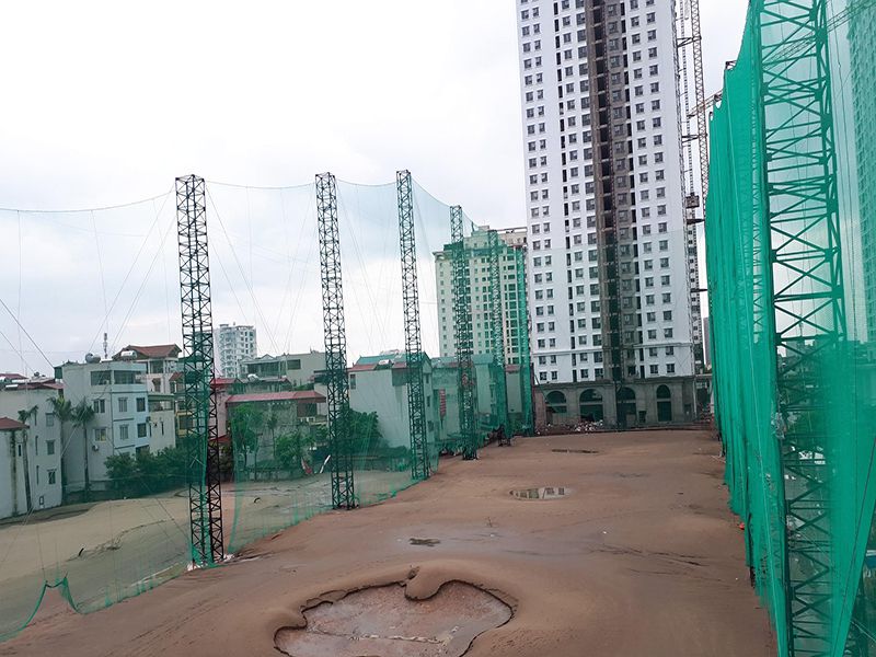 thi công lưới sân tập golf Ecolen