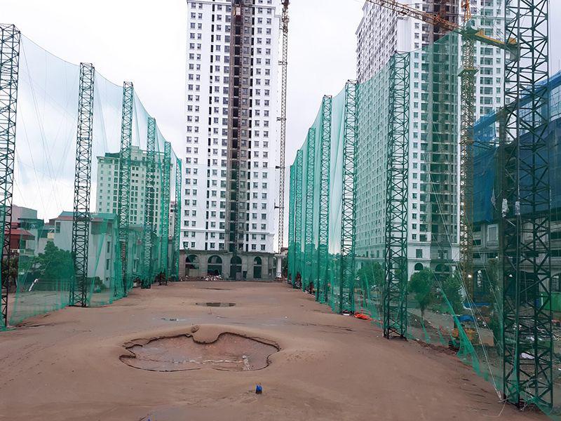 thi công lưới sân tập golf Ecolen