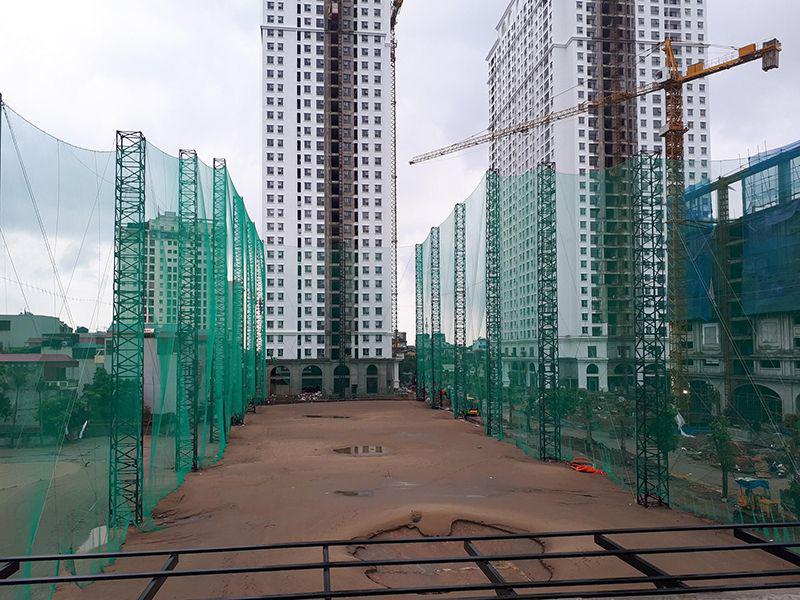 thi công lưới sân tập golf Ecolen