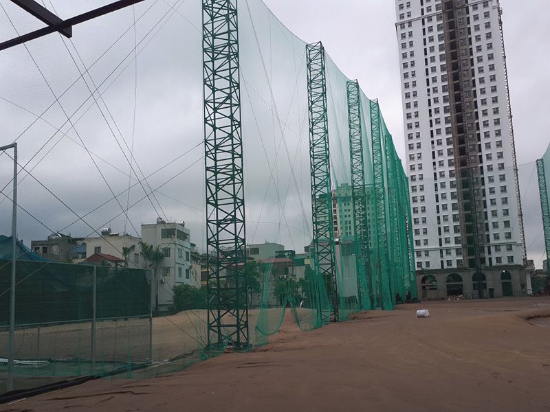thi công lưới sân tập golf Ecolen