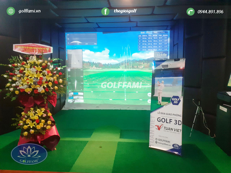 Dịch vụ chơi Golf 3D theo giờ ở Hà Nội 