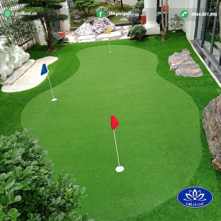 Golffami thi công green golf Thanh Hoá